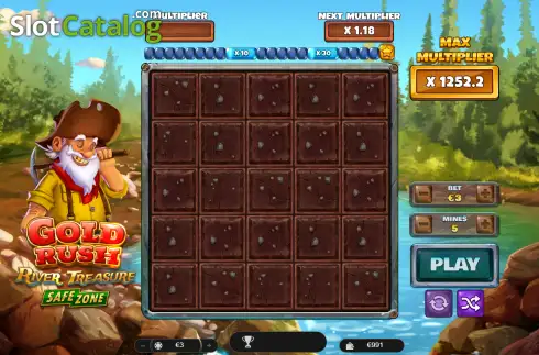 Οθόνη2. Gold Rush River Treasure Κουλοχέρης