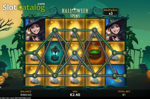 Οθόνη3. Halloween Spins Κουλοχέρης