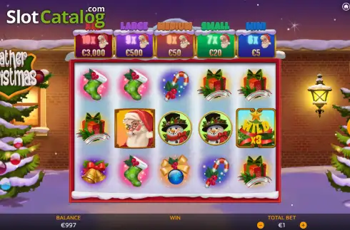 Οθόνη2. Father Christmas Κουλοχέρης