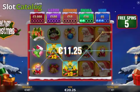 Οθόνη3. Father Christmas Κουλοχέρης