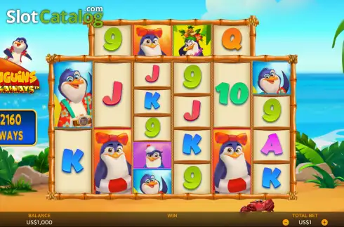 Οθόνη2. Penguins Megaways Κουλοχέρης 