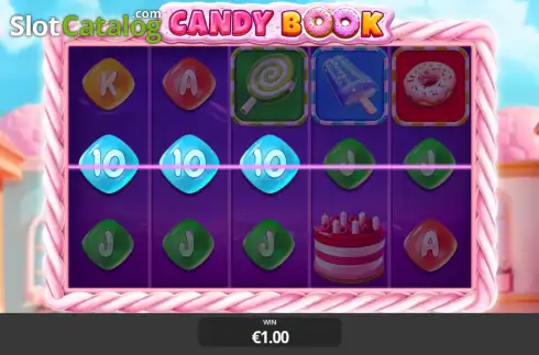 Οθόνη3. Candy Book Κουλοχέρης