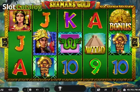 Οθόνη2. Shaman's Gold Κουλοχέρης