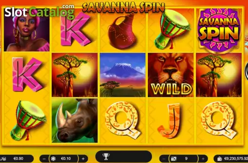 Οθόνη2. Savanna Spin Κουλοχέρης