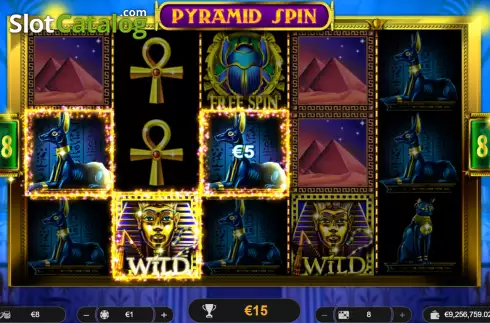 Οθόνη3. Pyramid Spin Κουλοχέρης 