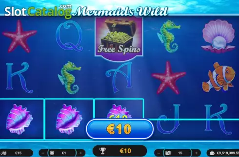 Οθόνη3. Mermaid's Wild Κουλοχέρης 
