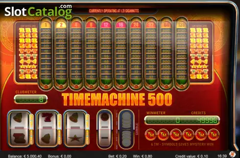 Οθόνη3. TimeMachine500 Κουλοχέρης