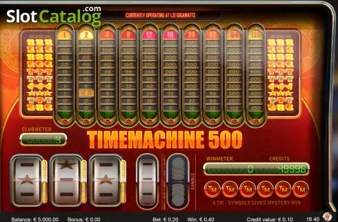 Οθόνη4. TimeMachine500 Κουλοχέρης
