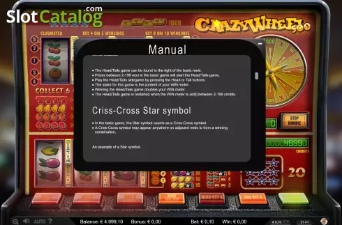 Οθόνη4. Crazy Wheel 500 Κουλοχέρης