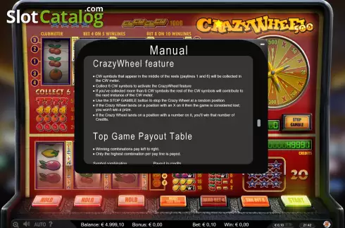 Οθόνη9. Crazy Wheel 500 Κουλοχέρης