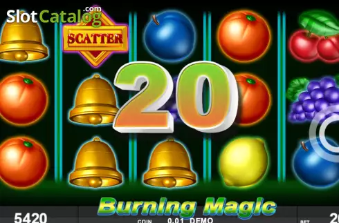 Οθόνη3. Burning Magic Κουλοχέρης 
