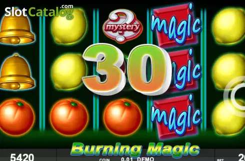 Οθόνη4. Burning Magic Κουλοχέρης 