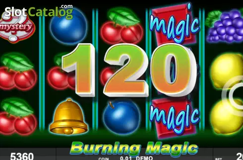 Οθόνη5. Burning Magic Κουλοχέρης 