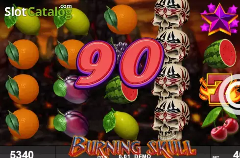 Οθόνη5. Burning Skull Κουλοχέρης
