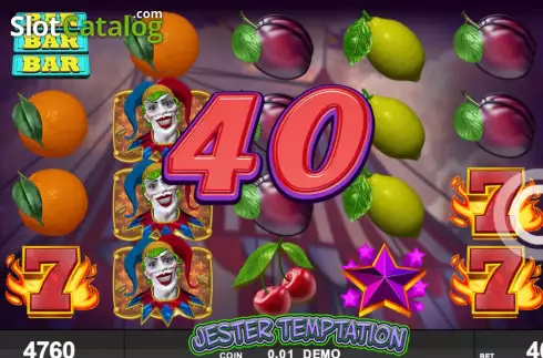 Οθόνη3. Jester Temptation Κουλοχέρης