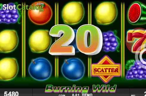 Οθόνη3. Burning Wild (Spinthon) Κουλοχέρης 