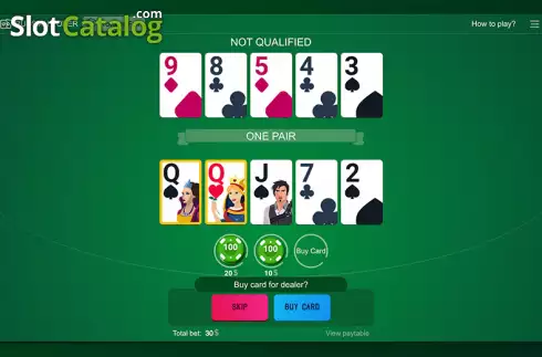 Οθόνη2. Russian Poker (Spribe) Κουλοχέρης