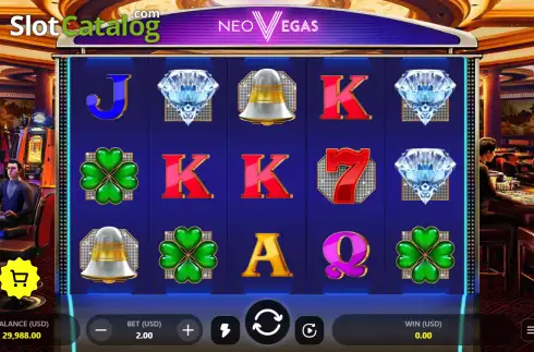 Οθόνη2. Neo Vegas (Spribe) Κουλοχέρης
