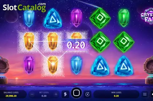 Οθόνη3. Crystal Fall Κουλοχέρης 