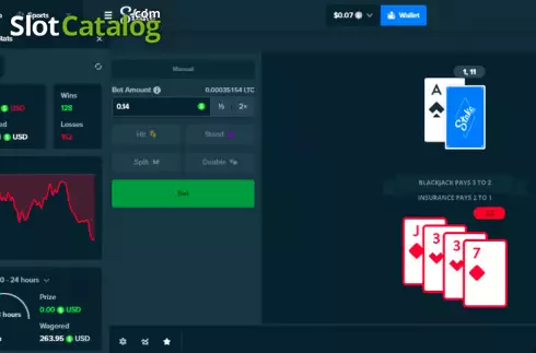 Οθόνη2. Blackjack (Stake Originals) Κουλοχέρης 