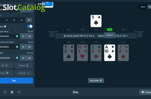 Οθόνη2. Blackjack (Stake Originals) Κουλοχέρης 