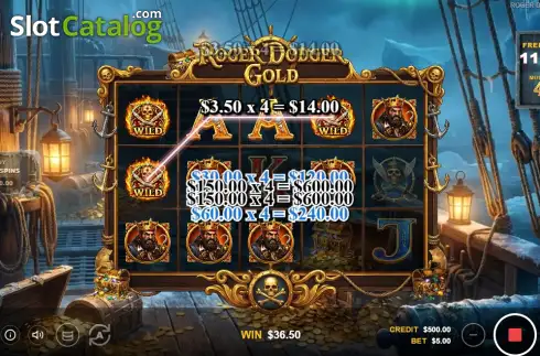 Οθόνη3. Roger Dodger Gold Κουλοχέρης