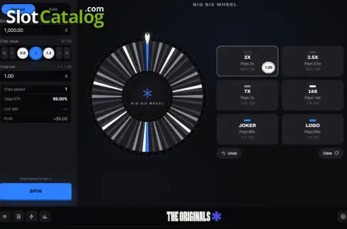 Οθόνη2. Big Six Wheel Κουλοχέρης