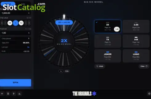 Οθόνη3. Big Six Wheel Κουλοχέρης
