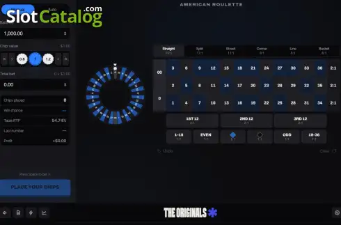 Οθόνη2. European Roulette (Stake Originals) Κουλοχέρης
