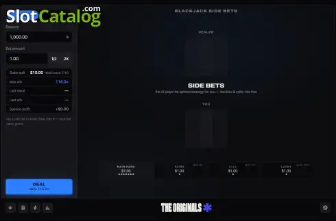 Οθόνη2. Blackjack Side Bets (Stake Originals) Κουλοχέρης