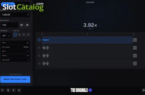 Οθόνη2. Races (Stake Originals) Κουλοχέρης