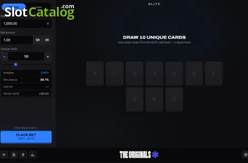 Οθόνη2. Blitz (Stake Originals) Κουλοχέρης