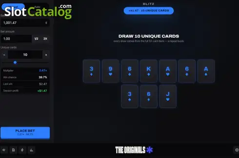 Οθόνη3. Blitz (Stake Originals) Κουλοχέρης