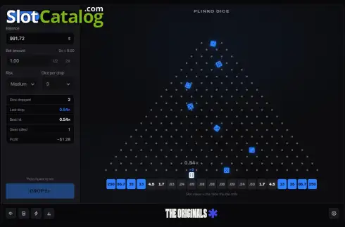 Οθόνη3. Plinko Dice (The Originals) Κουλοχέρης 