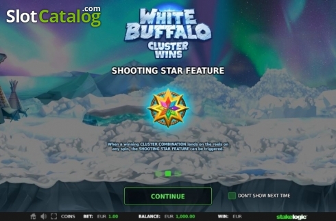 Οθόνη5. White Buffalo Cluster Wins Κουλοχέρης