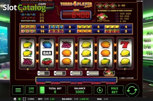 Οθόνη2. Turbo 4 Player Κουλοχέρης