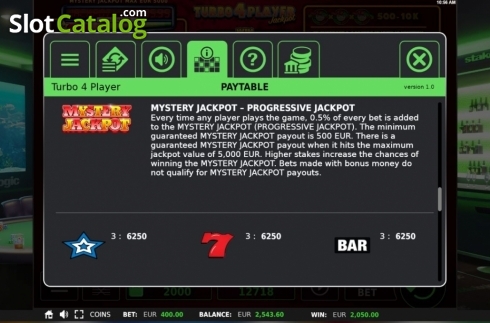 Οθόνη6. Turbo 4 Player Κουλοχέρης
