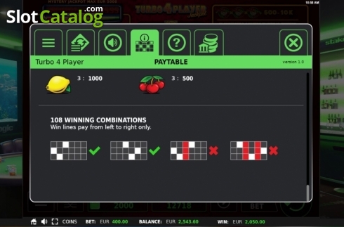 Οθόνη8. Turbo 4 Player Κουλοχέρης