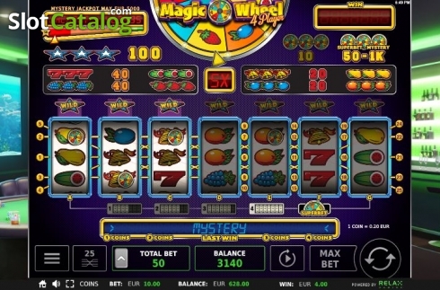 Οθόνη4. Magic Wheel 4 Player Κουλοχέρης 