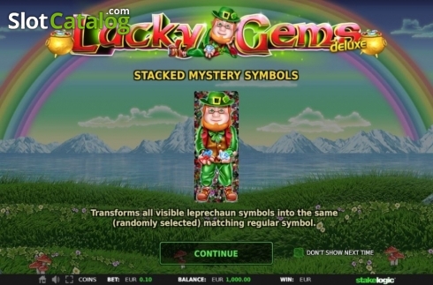 Οθόνη2. Lucky Gems Deluxe (StakeLogic) Κουλοχέρης