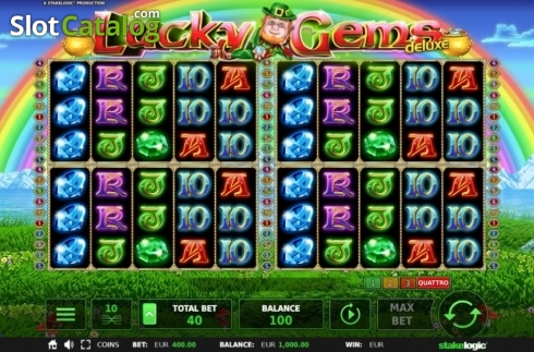 Οθόνη4. Lucky Gems Deluxe (StakeLogic) Κουλοχέρης