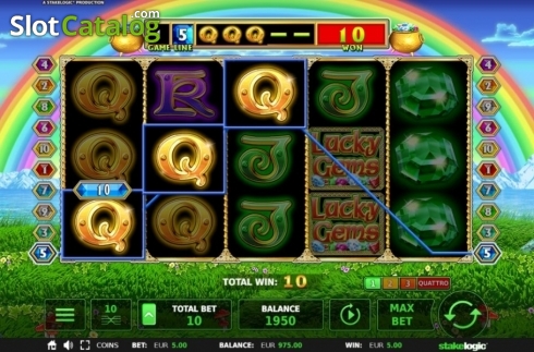 Οθόνη5. Lucky Gems Deluxe (StakeLogic) Κουλοχέρης