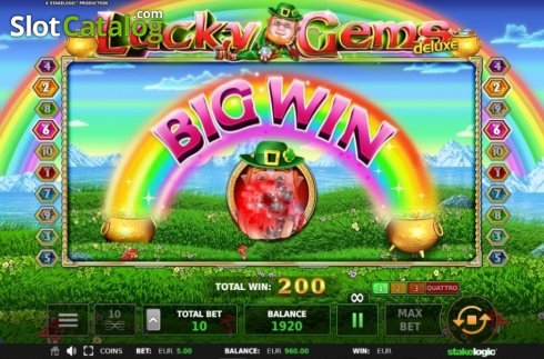 Οθόνη6. Lucky Gems Deluxe (StakeLogic) Κουλοχέρης