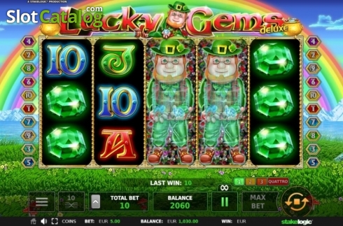 Οθόνη7. Lucky Gems Deluxe (StakeLogic) Κουλοχέρης