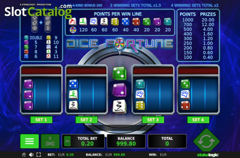Οθόνη 2. Dice Fortune Κουλοχέρης