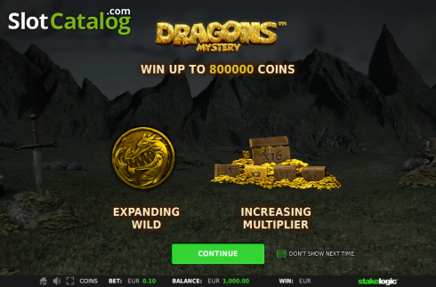 Τα χαρακτηριστικά του παιχνιδιού. Dragons Mystery (StakeLogic) Κουλοχέρης 