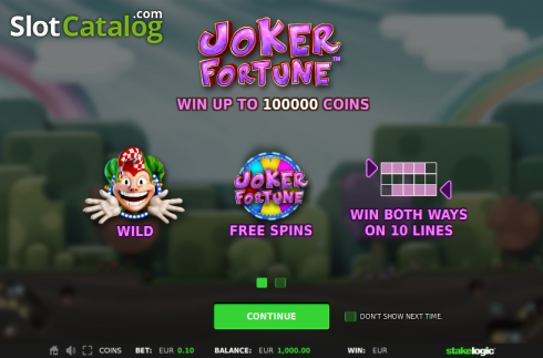 Τα χαρακτηριστικά του παιχνιδιού. Joker Fortune Κουλοχέρης