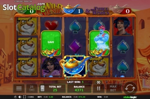 Οθόνη8. Wild Genie Κουλοχέρης 