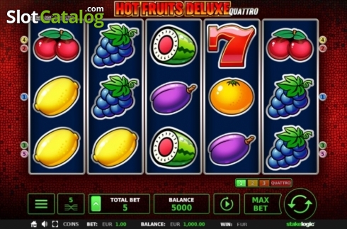 Οθόνη3. Hot Fruits Deluxe (StakeLogic) Κουλοχέρης
