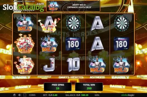 Οθόνη 7. Darts Heroes Κουλοχέρης